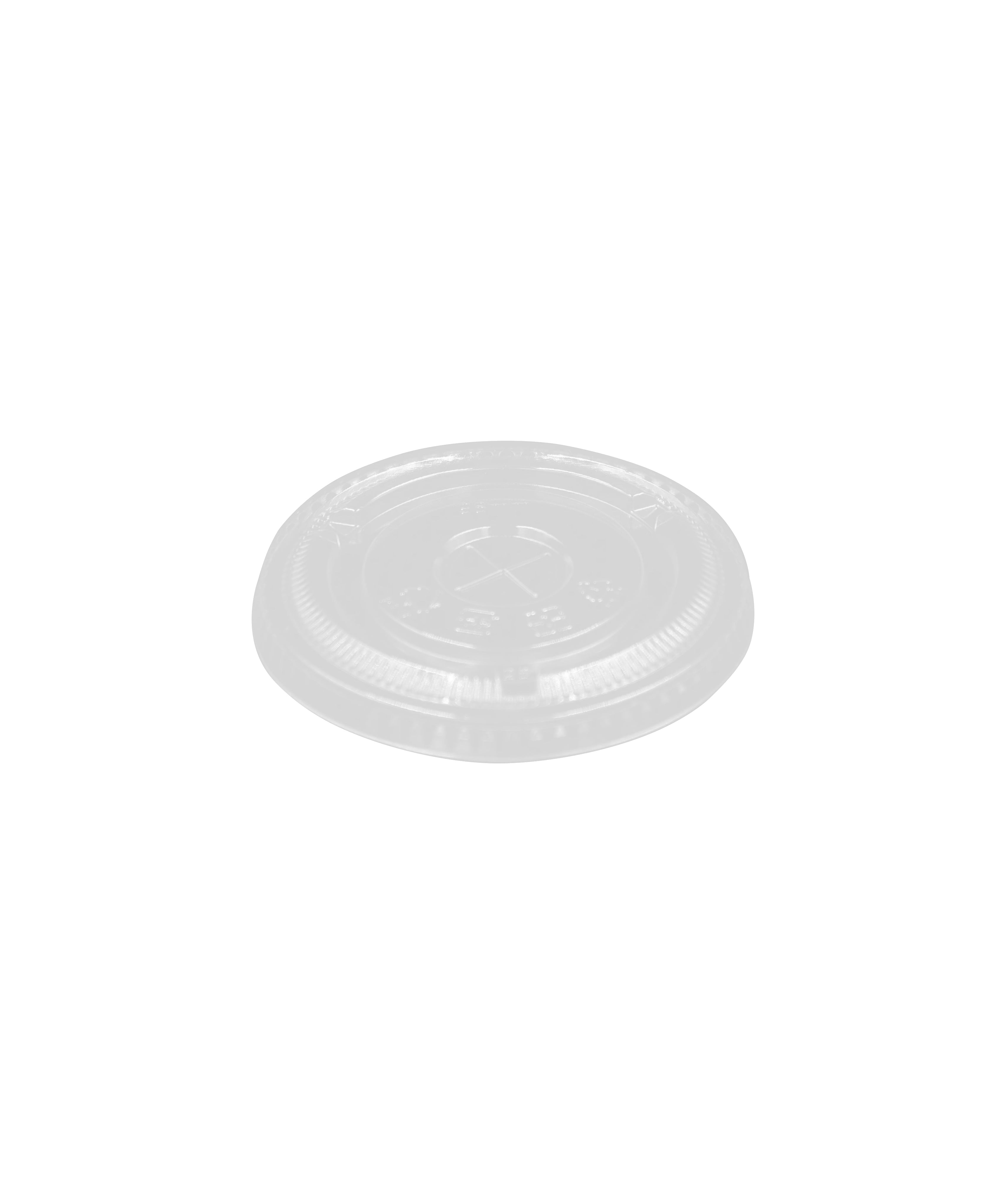 78mm PET Cold Paper Cups Flat Lids - CCFL-78C-PET-LID