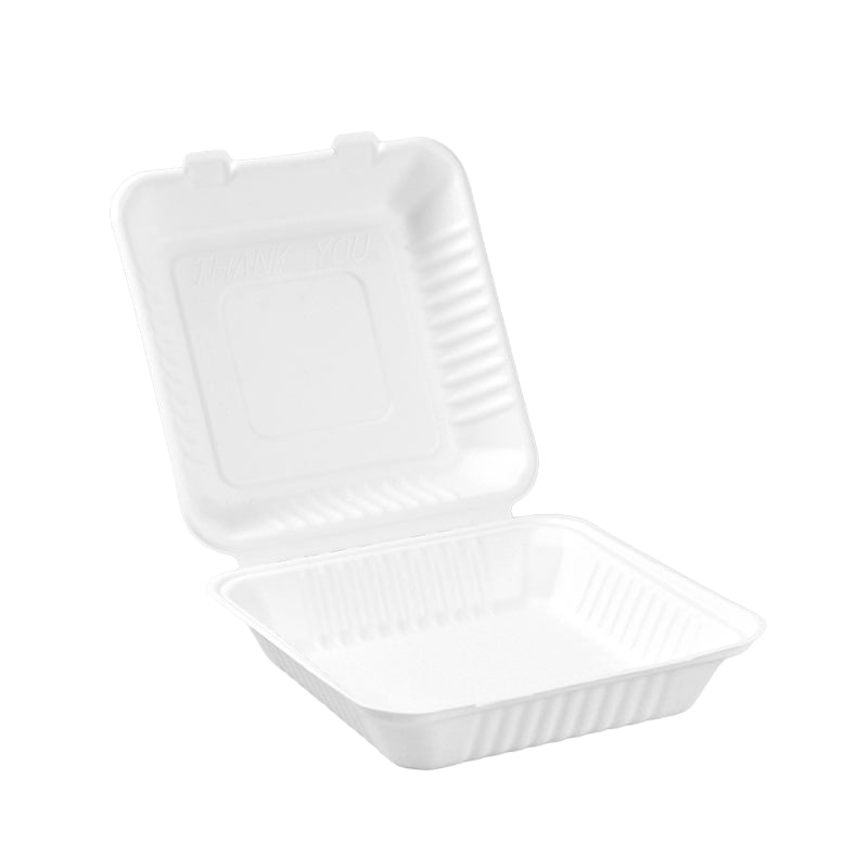 9*9" Sugarcane Clamshell - CS-99