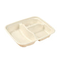 Sugarcane Small 3-Compartment Food Container - FC-31-S