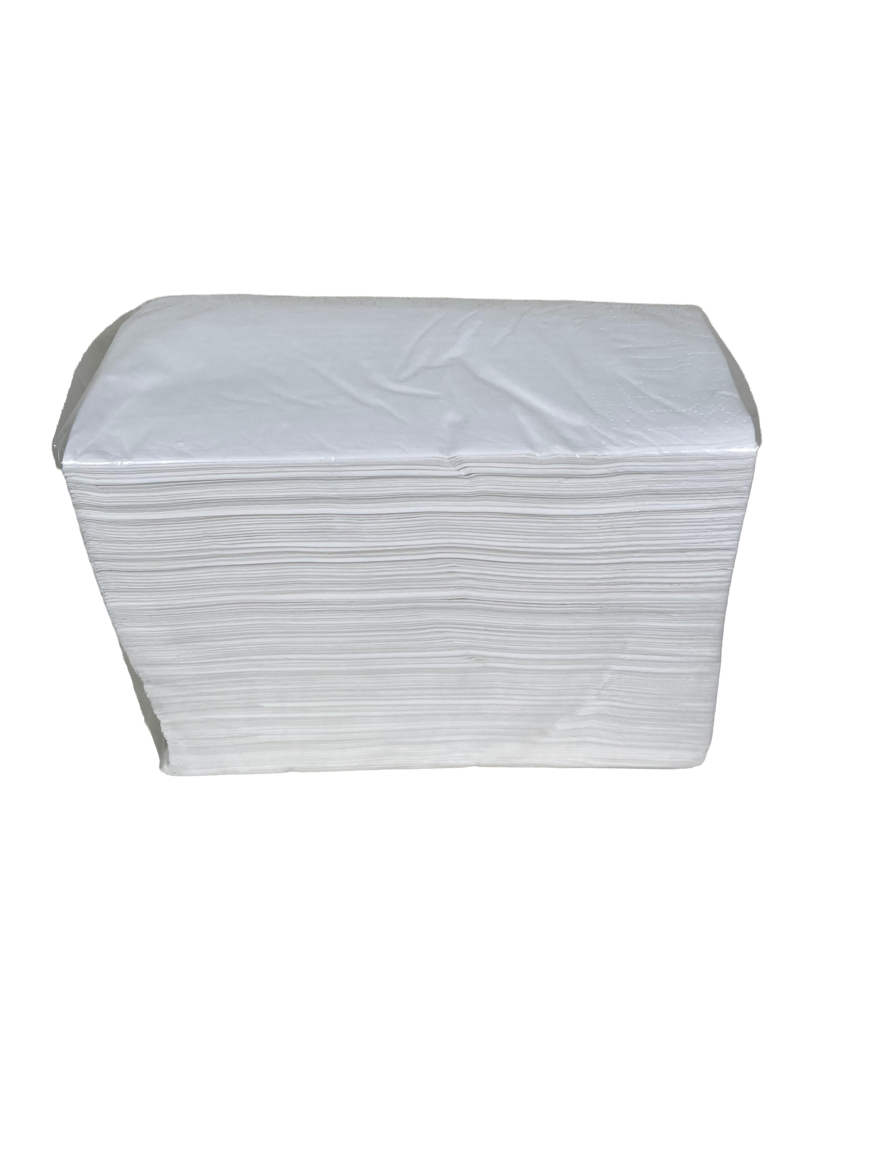 2 ply 125 Sheets 1/8 Fold White Napkin - FWN218-400-125