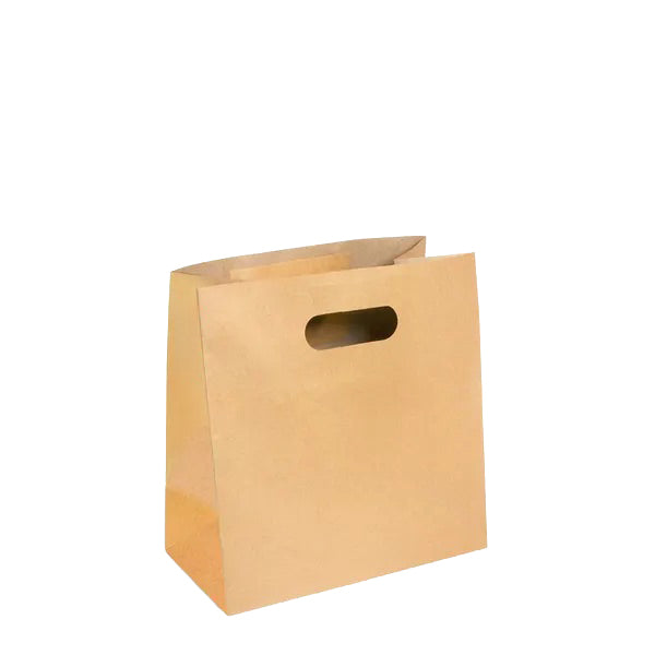 Small Die Cut Handle Kraft Paper Bags - RPPB-120-S