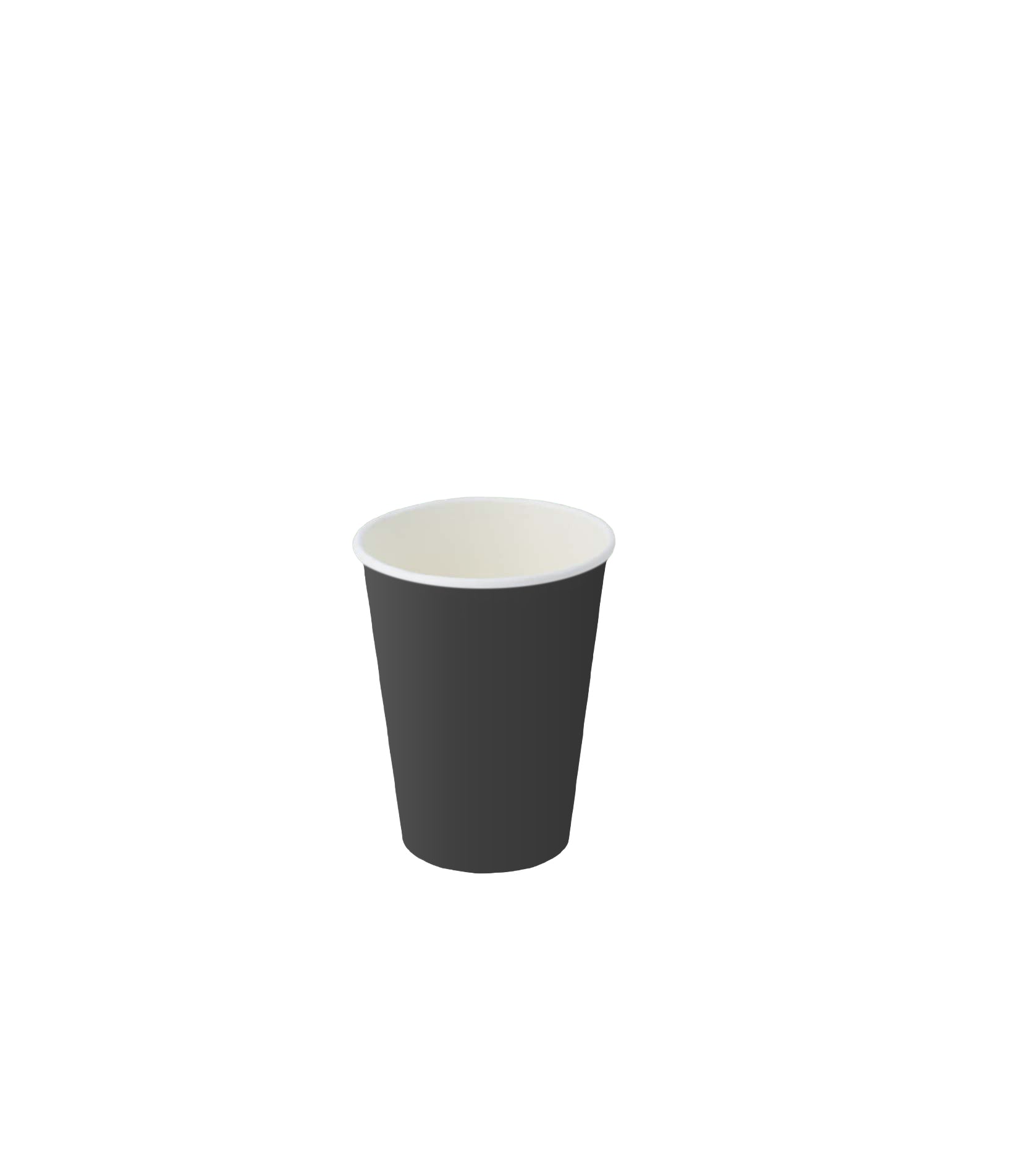 BLACK 12oz Single Layer Hot Paper Cup - SLHPC-90-12BK