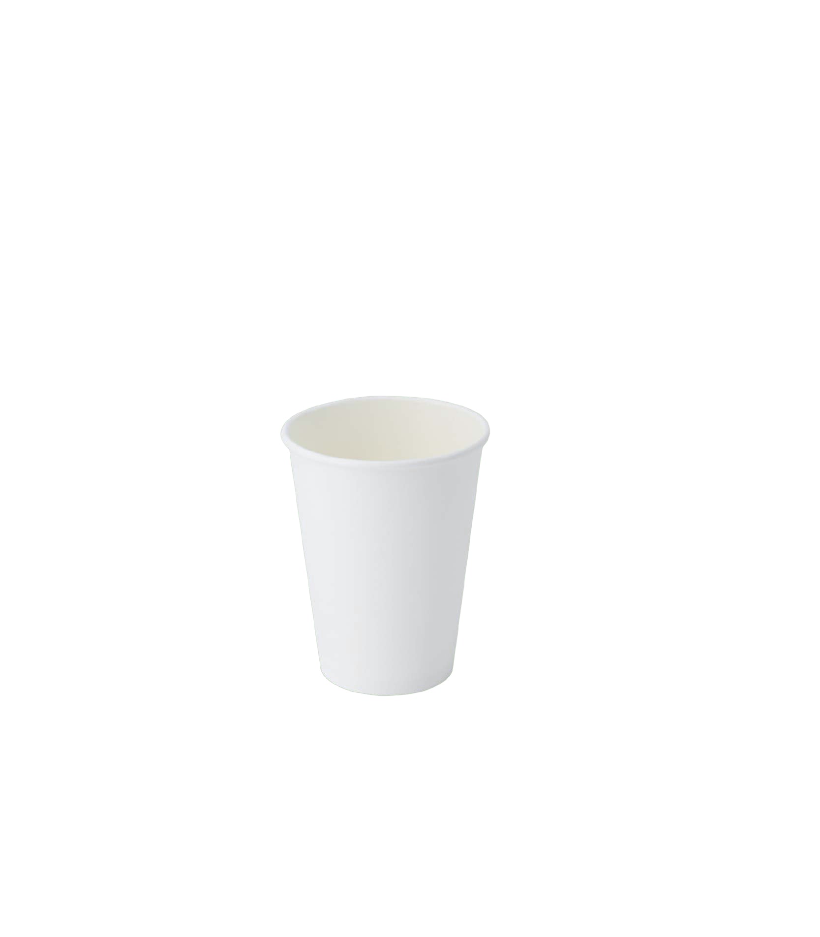 White 12oz Single Layer Hot Paper Cup - SLHPC-90-12W
