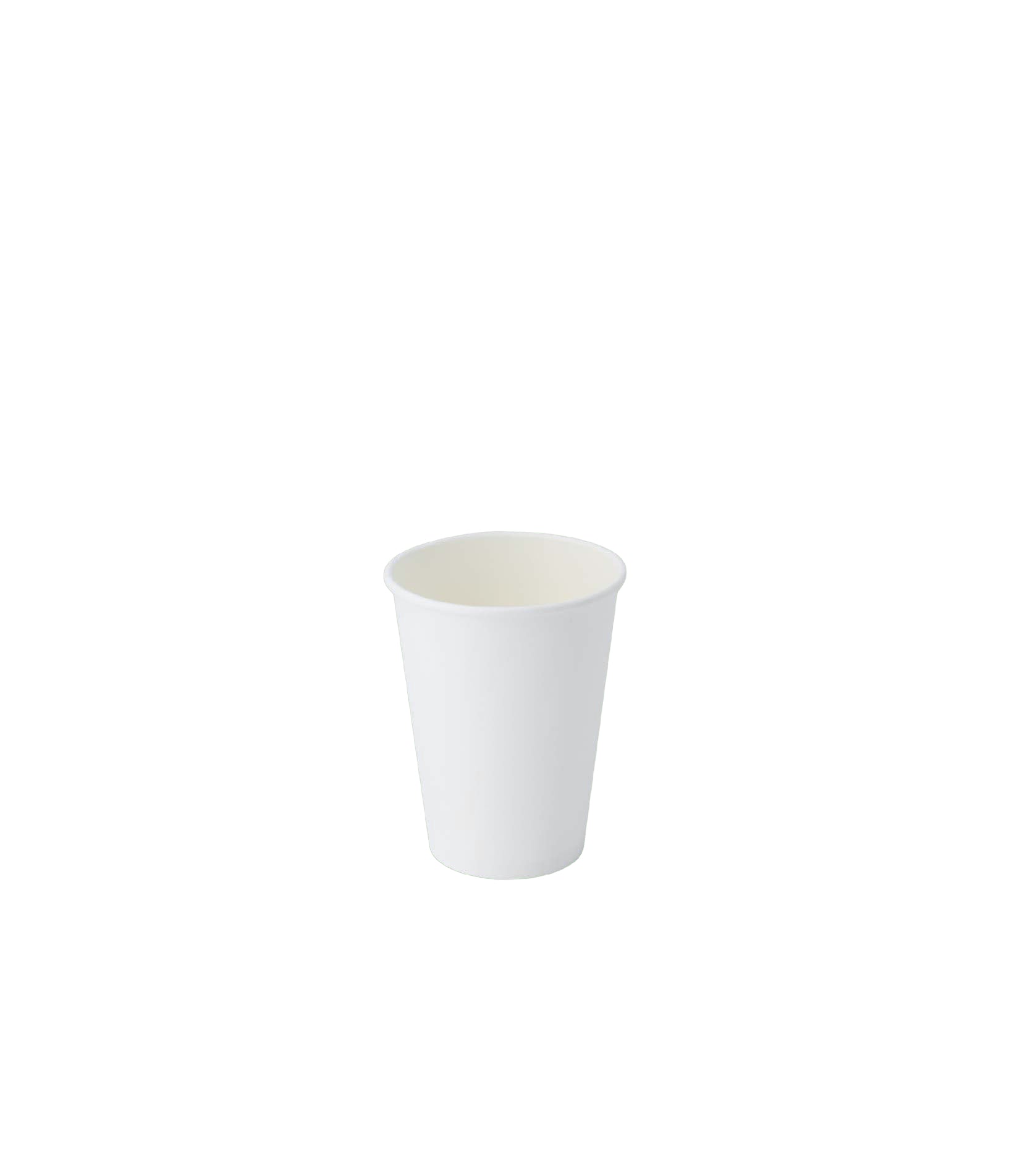 White 8oz 90mm Single Layer Hot Paper Cup - SLHPC-90-8W