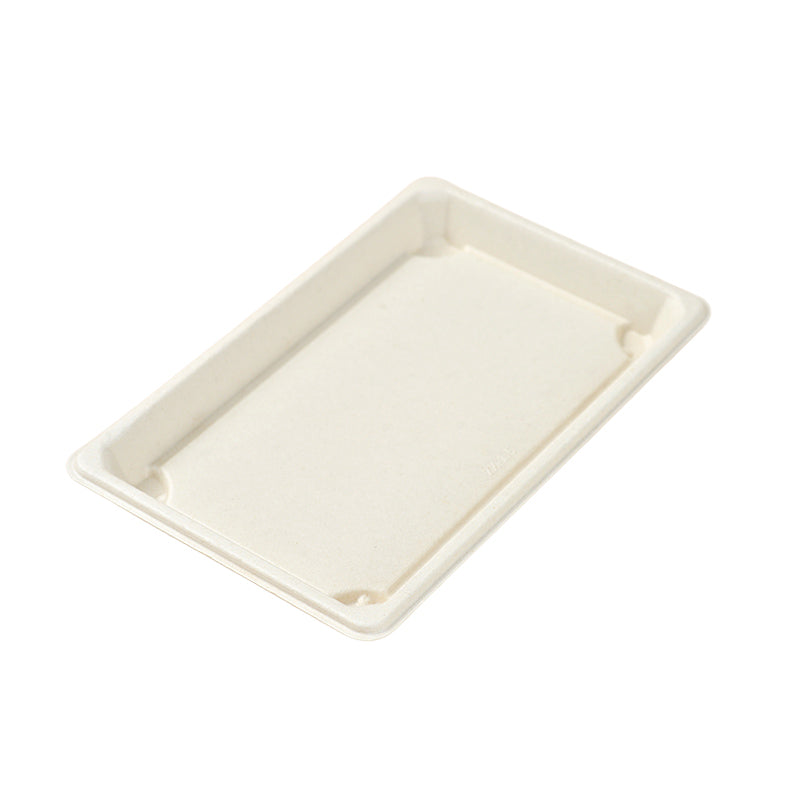 8.5"*5.4"*0.8" Sugarcane Sushi tray - ST-15